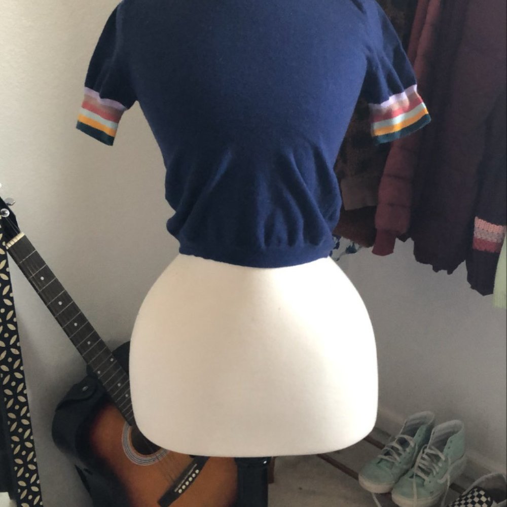 Forever 21 Crop Short Sleeve Sweater